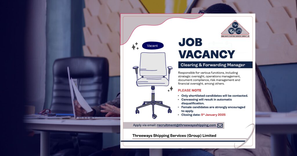 Clearing and Forwarding Manager Job Vacancy