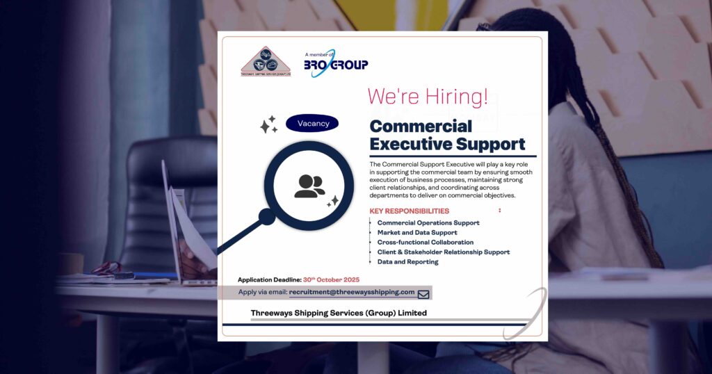Join Our Team: Commercial Support Executive